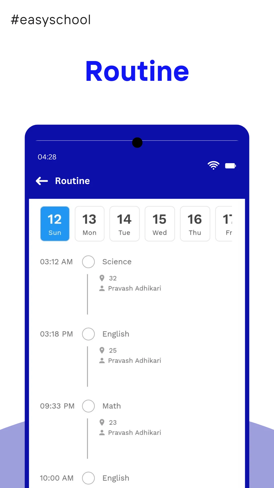 Anant English School screenshot